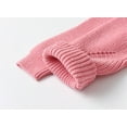 thumbnail image 4 of KaLI_store Knitted Sweater Boy Sweater Knit Long Sleeve Sweaters Crewneck Sweatshirt Top Pink,18-24 Months, 4 of 4