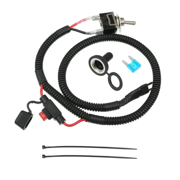 Unique Bargains 1 Set 28.23" Universal Automotive Switched Fuse Bypass Kit
