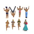 thumbnail image 2 of 8PCS Mini Figurine Cup Rim Hanging Ornament Cup Edge Figure Non Toxic Durable Mini Dolls Drinking Partner, 2 of 8