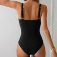 thumbnail image 4 of Yajing One Piece Swimsuit Women Women's Spliced ​​Contrasting Color Hollow Swimsuit For Women's Backless Bikini Black Xl, 4 of 6