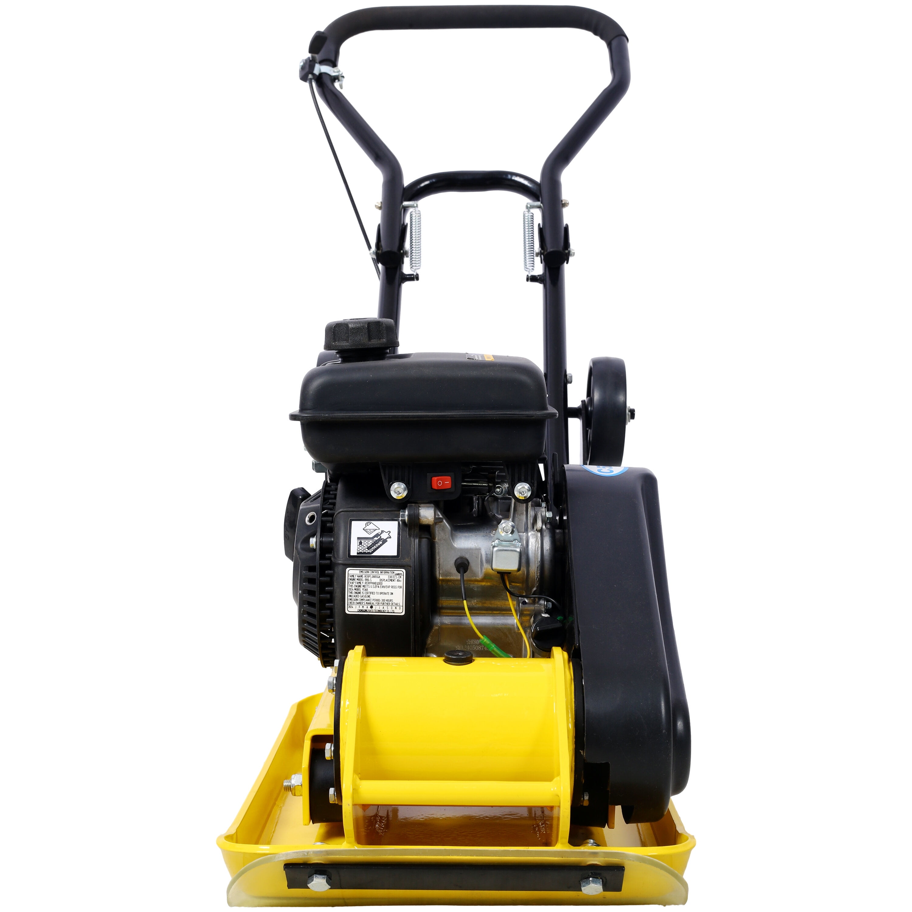 Cordless Drill 2.5HP Plate Compactor Gas 79.7cc 8200N Force Construction Concrete Tamper Machine Power Paver 19.3 x 12.6" Plate,EPA compliant,Impact Driver