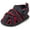 D-red, variant on Baby Girls Boys Shoes Soft Anti-Slip Sole Newborn First Walkers Star High Top Canvas Denim Unisex Infant Sneaker