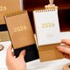 thumbnail image 5 of Calendario de escritorio 2026 estilo retro, papel grueso, planificador de gestión del tiempo, oficina en casa, escuela, planificador de horarios diarios, 5 of 7