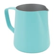 thumbnail image 1 of Coffee Frothing Pitcher, Stainless Steel Eagle Tip Milk Frothing Pitcher  For Milk Tea Shop 350ML Seven Color,350ML Gold,350ML Teflon Blue,550ML Seven Color,550ML Gold,900ML Seven, 1 of 8