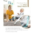 thumbnail image 5 of Unilove Feed Me 3-in-1 Portable High Chair & Feeding Booster Seat for Infant and Toddler, Shadow Gray, 5 of 7