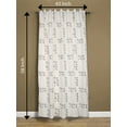 thumbnail image 5 of Sapphire-Web Short Curtains Window Valence for Bedroom, Privacy Curtain Tiers for Windows, Energy Saving Curtain Tiers Set of 2(58 Inch by 43 Inch), 5 of 5