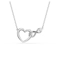 thumbnail image 4 of Collar con colgante de hipérbola de Swarovski en forma de corazón infinito, 4 of 4