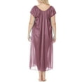thumbnail image 2 of EZI Nightgowns for Women - Soft & Breathable Satin Night Gowns for Adult Women - Medium to Plus Size Womens Sleep Shirts - Long Mid-Length Nightgown, 2 of 9