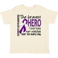 thumbnail image 3 of Inktastic Pancreatic Cancer Bravest Hero I Ever Knew 1 Boys or Girls Toddler T-Shirt, 3 of 5