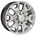thumbnail image 3 of OE Wheels DG66 20 Inch Rims Fit Ram 2500 Style 8x165.1 20x8 Gloss Hyper Silver with Chrome Insert - Hollander 2562 (Set of 4), 3 of 5