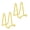 Gold-6 Inches, variant on Tool Complimentary Assembly Metal Photo Frame Stand NUMBER Plan Strong Structure For Wall Worktop Display Home Deck