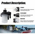 thumbnail image 2 of TAPDRA Fuel Filter Assy Replacement for Yamaha Outboard Direct Fit Easy Installation for 2-Stroke 100-150HP Engines, 2 of 5