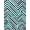 Teal, Pattern 2, variant on ODIKA 4x6 Machine Washable Non-Slip Area Rug, Trendy Chevron Wash Station Secure Barrier Moisture Proof Stylish High Traffic Rug, Teal, 549966