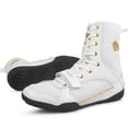 thumbnail image 3 of Men's Boxing Shoes Training Shoes Lightweight Wrestling Shoes Men Non-Slip Big Size 7-14 Comfortable Breathable Professional Men Fistfight Shoes Fitness Sneakers, 3 of 9