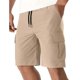 thumbnail image 1 of pstuiky Pantalones cortos para hombre, Pantalones cortos deportivos de verano para hombre, informales, de trabajo, de color liso, con cordón ajustable. Pantalones cortos de baloncesto, 1 of 3
