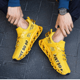 thumbnail image 2 of Breathable Running Shoes Blade Slip on Sneakers Mens Yellow (Size 46), 2 of 5