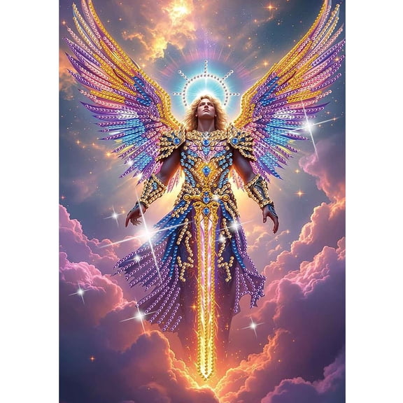 Jesus Religion Diamond Painting Kits,5D DIY Diamond Art Kits for Adults for Home Decoration and Gift Selection,12x16in