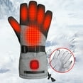 thumbnail image 2 of KHONTS Heated Gloves for Men Women Battery Powered Waterproof Windproof Thermal Touchscreen Heating Gloves for Skiing Riding Hiking（no Battery） Grey One Size, 2 of 6