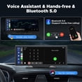 thumbnail image 5 of LAMTTO 9.26" Estéreo inalámbrico para automóvil Apple Carplay con cámara de tablero de 2.5K, cámara de respaldo 1080P, navegación GPS con pantalla táctil portátil para automóvil, receptor estéreo para, 5 of 5