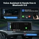 thumbnail image 5 of LAMTTO 9.26" Estéreo inalámbrico para automóvil Apple Carplay con cámara de tablero de 2.5K, cámara de respaldo 1080P, navegación GPS con pantalla táctil portátil para automóvil, receptor estéreo para, 5 of 5