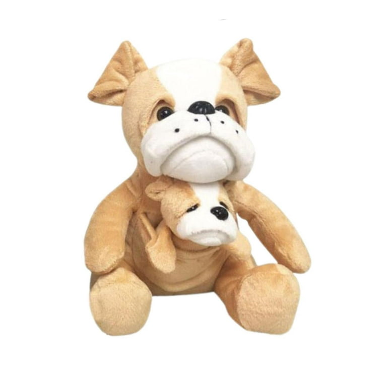 Funstuff 9 Soft Plush Dog With Pouch And Mini Dog, Bulldog, Size: One Size,  Fun Stuff - Walmart.com