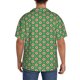 thumbnail image 3 of Balery 60s and 70s Style Camisa Casual de Manga Corta con Botones para Hombre, Texturizada, Estilo Cubano, para Playa, Verano-X-Large, 3 of 5