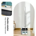thumbnail image 4 of ACDANC Brooms Indoor 180° Rotatable Standing Storage Buckle Type Brooms And Dustpan Set With Scraping Teeth And Scraper Cleaning Suitable For Home, 4 of 7