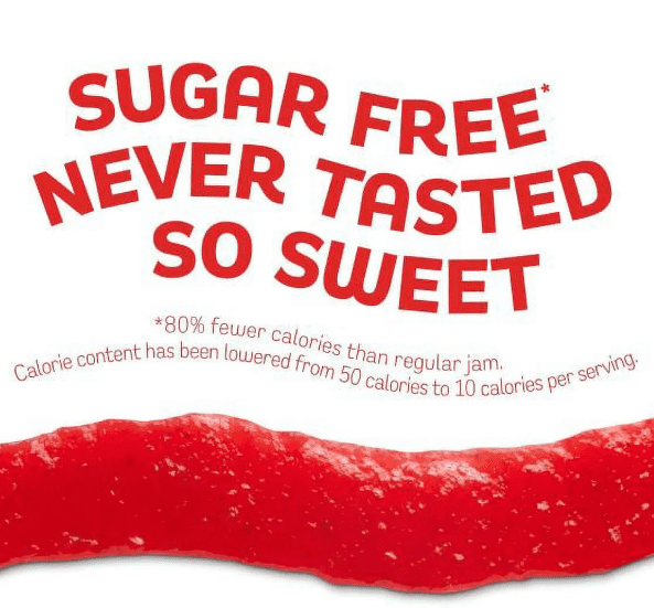 Smucker's 16.5 Ounce Squeeze Sugar Free Strawberry Each (Pack of 4)
