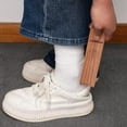 thumbnail image 5 of CONSDAN Shoe Horn | USA Grown Solid Cedar Wood Shoe Horn, Travel Shoe Horn for Men Women and Senior, Wooden Boot Horn, Shoe Helpers, 6" L, 5 of 6