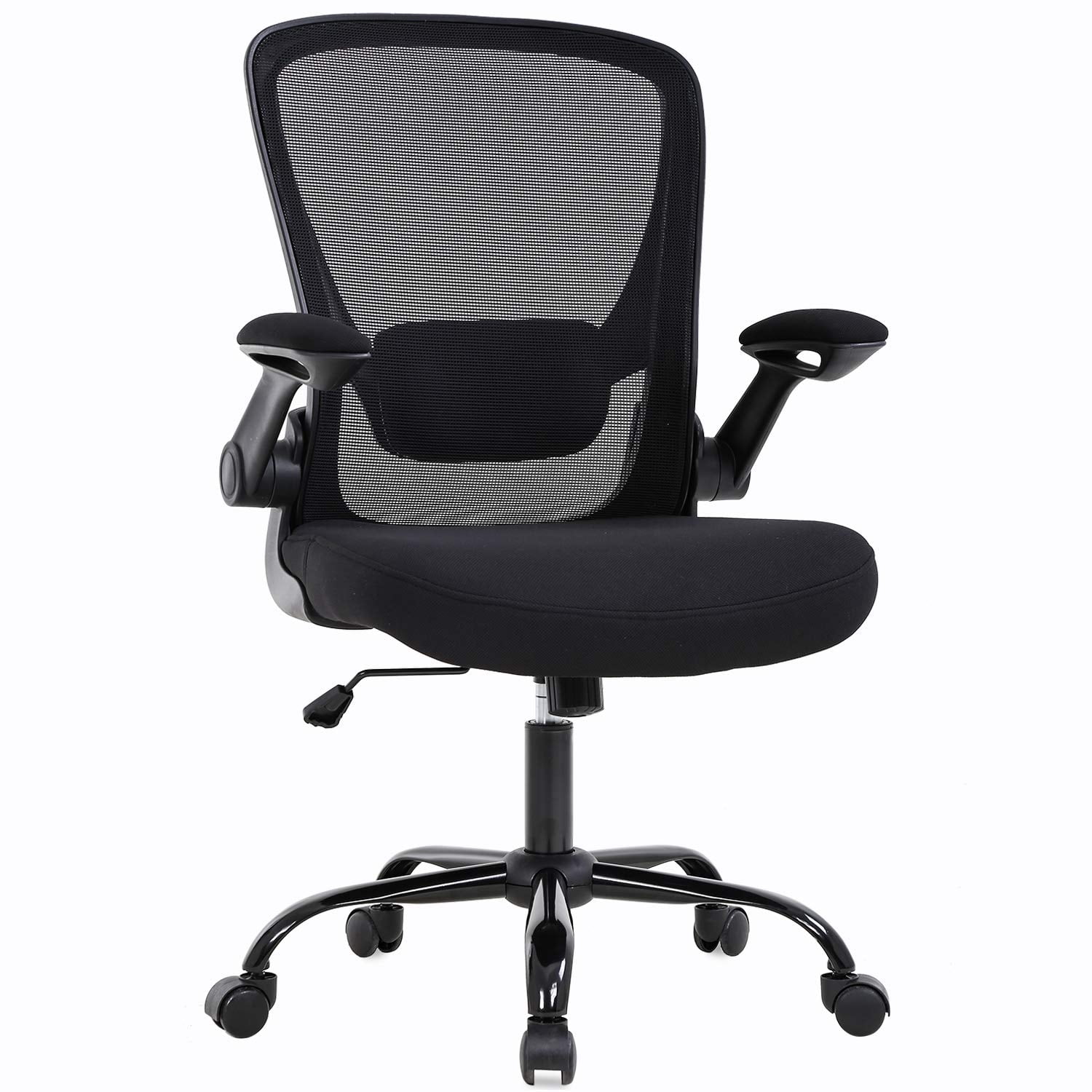 RZ Mid Back Mesh Chair with Folding Arms and Tension Control 