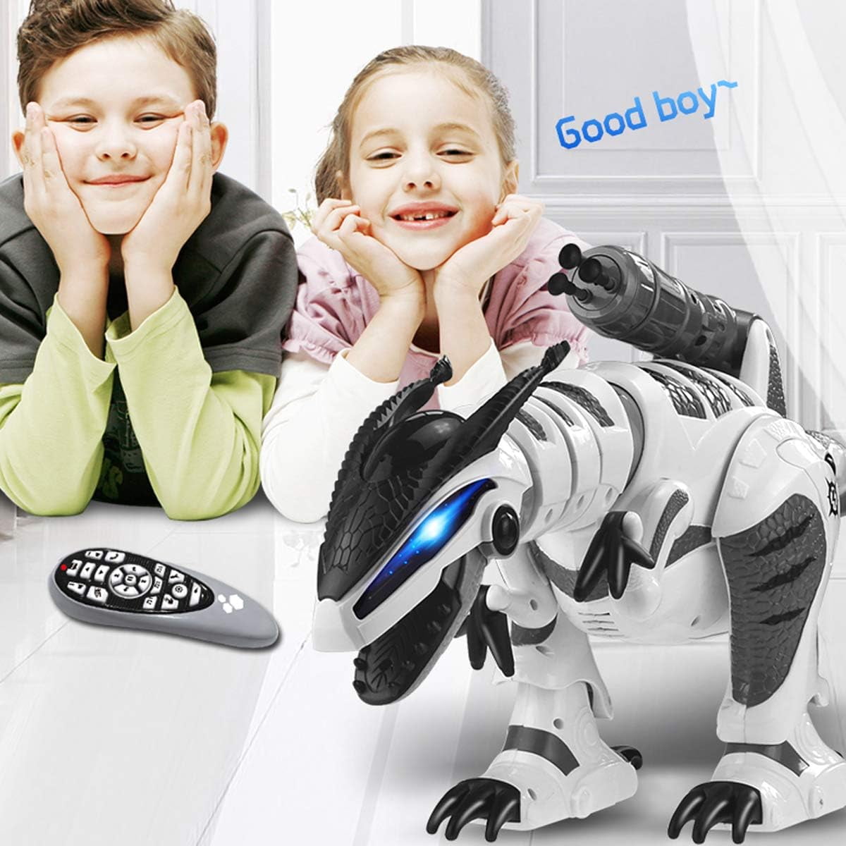 RC Robot Dinosaur Intelligent Interactive Smart Toy Electronic Remote Controller Robot Walking Dancing Singing with Fight Mode Toys