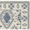 thumbnail image 2 of SAFAVIEH Micro-Loop Jolene Geometric Wool Area Rug, Ivory/Blue, 5' x 8', 2 of 4