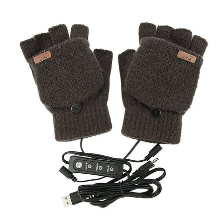 

Naughtyhood Christmas Clearance deals Gloves Smart USB Plug In Winter Cold Proof And Warm Keeping Plush Gloves Washable And Warm Keeping Hand Treasure on Clearance