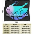 thumbnail image 3 of Basketball Blanket for Boys Girls, Cool Basketball Themed Design Printed Throw Blankets for Kids Lap, Chair Sofa, Warm Soft Cozy Blanket, 40"x 50", 3 of 6