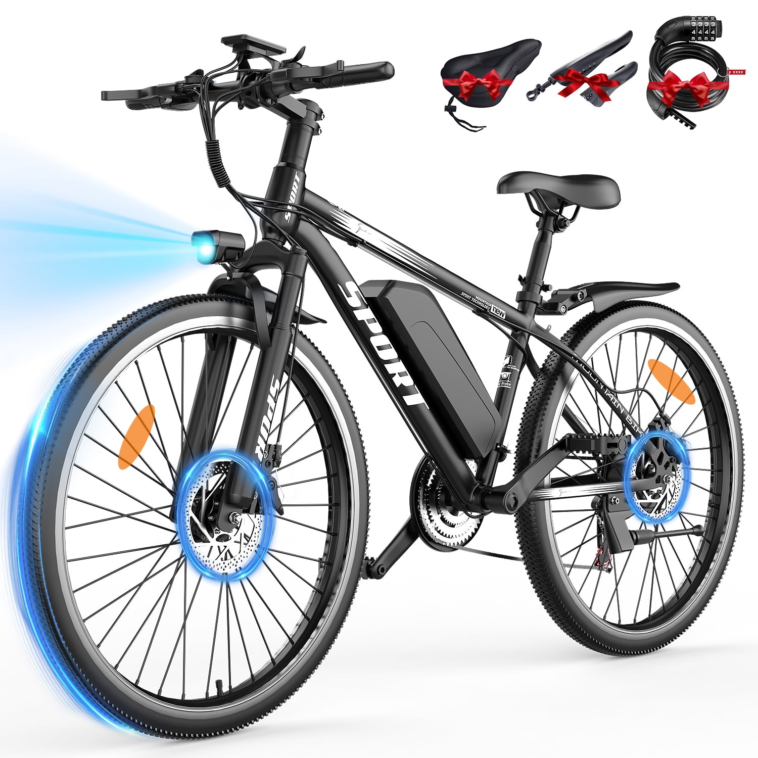 AZHAR Electric Bike for Adults, 26