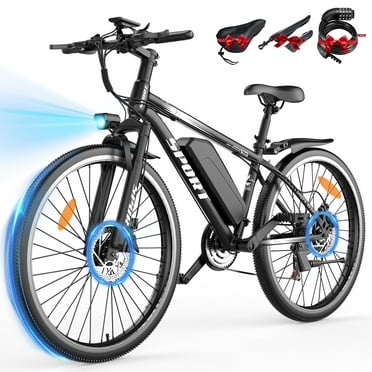 750W Adult Electric Mountain Bike, 48V 10A Removable Battery - 45 Miles, 26" Professional Shock Absorbing Tires, Off-Road Motorcycle, UL2849,lock