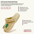 thumbnail image 2 of Hobibear Garden Clog Toddler Slip on Beach Slipper Sandals(Toddler/Little Kids/Big Kids)Khaki 7-8, 2 of 7