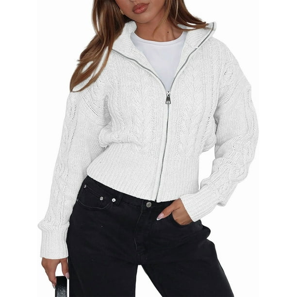 Sudaderas con Cremallera para Mujer, Conjuntos Casuales, Cárdigan, Ropa de Abrigo, Chaquetas de Invierno de Moda, Abrigos. M