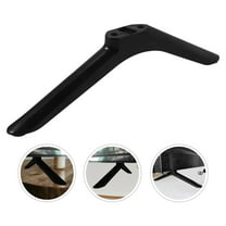 Soimiss Stable Black TV Stand Base Legs with Antislip Pads for s