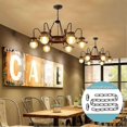 thumbnail image 2 of Lighting Chain, 6 Feet Black Lighting Fixture Chain, Metal Chandelier Chain, 2 of 5