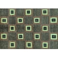 thumbnail image 1 of Ahgly Company Indoor Rectangle Oriental Light Blue Modern Area Rugs, 5' x 8', 1 of 4