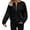 #H-Black, variant on Womens Quarter Zipper Active Fleece Sweatshirts Grid Long Sleeve Athletic Mock Neck Pullover Warm Tops