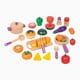 thumbnail image 3 of Comida de juguete de madera, accesorios de cocina para juegos de simulación, regalo para fiestas, juego para cortar frutas y verduras, juego de madera, 3 of 9