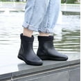 thumbnail image 4 of AUXDIQ Men Rain Boots Outdoor Garden Boots Waterproof Ankle Rain Shoes, 4 of 5