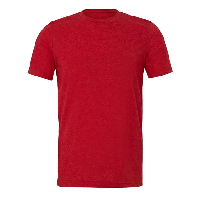 BELLA+CANVAS T-Shirt Unisexe Col Rond Triblend Manches Courtes, P