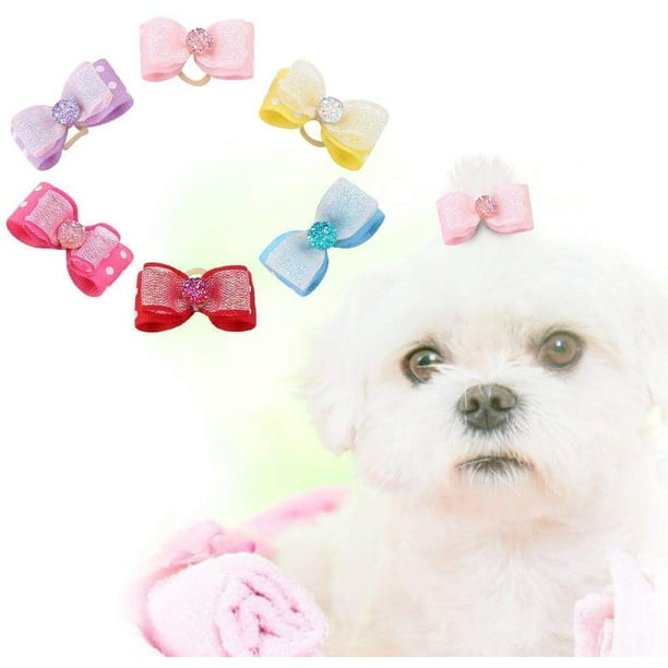 Download Viagasafamido Pet Hair Bow 30pcs Shinning Dog Hair Bows Rhinestone Bow Pattern Elastic Hair Bands Pet Grooming Accessories For Cats Dogs Kitten Puppi Walmart Com Walmart Com