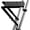 Black - Adjustable Style, variant on Ladder Platform - 400 lbs Heavy Duty Work Tray & Anti-Slip Standing Step for Extension Ladders, Adjustable Safety Workstation for Painting & Home Maintenance (Silver)