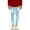 Light Blue, variant on Girls Easter Bunny Egg Print Active Leggings - Stretchy Tights for Yoga, Dance, and Casual Play (Ages 3-14)