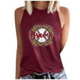 thumbnail image 2 of Aloohaidyvio Tank Tops for Women,Womens Plus Size Baseball Tank Tops,Summer Sleeveless Camisole Shirts ,Basic Casual Workout Tees, 2 of 4