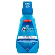 (2 pack) (2 pack) Crest Pro-Health Multi-Protection Alcohol Free Mouthwash, Clean Mint, 16.9 fl oz (500 mL)